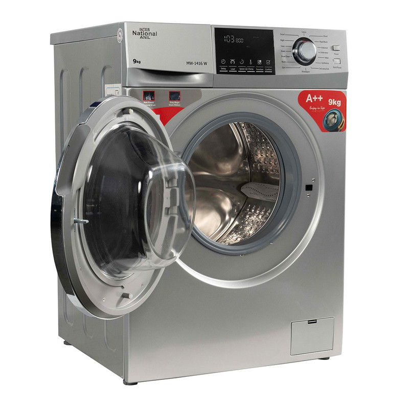 ماشین لباسشویی اینترنشنال آنیل مدل MW-1416 ظرفیت 9 کیلوگرم
