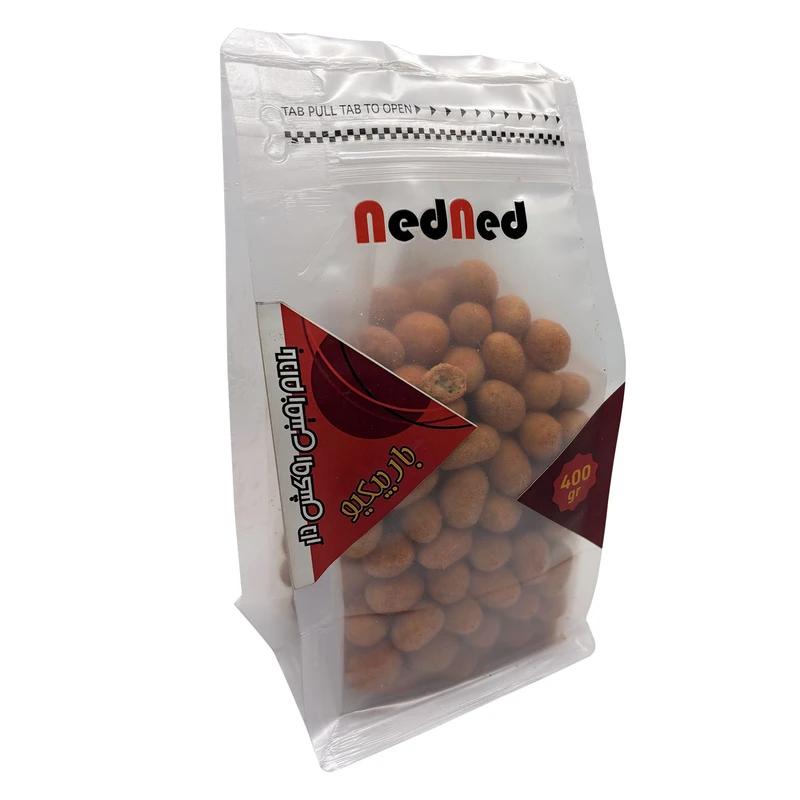 بادام زمینی روکش دار طعم باربیکیو ندند - 400 گرم