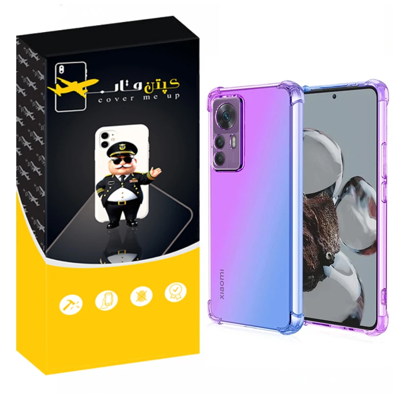 کاور کپتن قاب مدل Cirystal مناسب برای گوشی موبایل شیائومی 12T / 12T Pro
