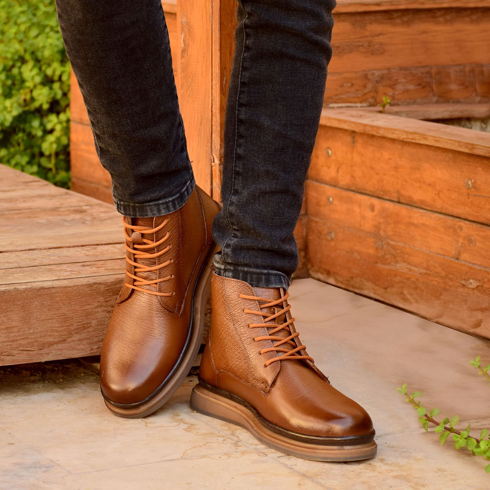 نیم بوت مردانه مدل بلنزا کد HN.1607 -  - 7