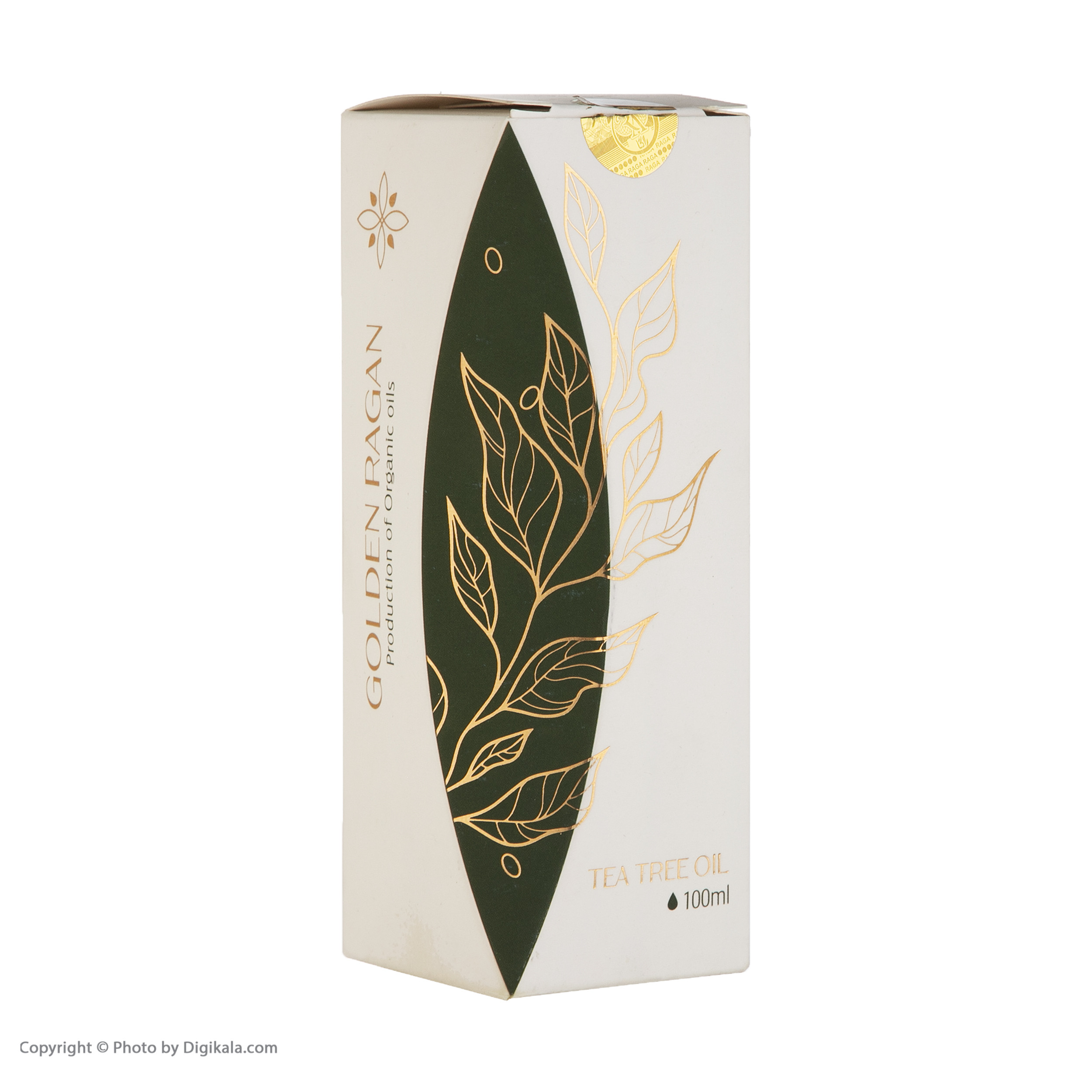 روغن صورت و بدن راگان طلایی مدل درخت چای حجم 100 میلی لیتر