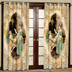 پرده مدل  هازان پانچی کد 4863 سایز 140x200 سانتی متر