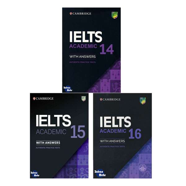 کتاب Cambridge IELTS 14_15_16 Academic اثر جمعی از نویسندگان انتشارات زبان مهر 3 جلدی کتاب Cambridge IELTS 14_15_16 Academic اثر جمعی از نویسندگان انتشارات زبان مهر 3 جلدی