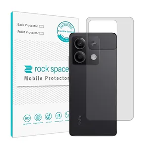 Transparent Rockspace HyGEL phone back protector suitable for Xiaomi Redmi Note 13 mobile phone