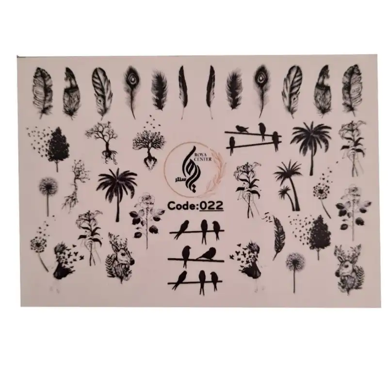 برچسب لنز ناخن  رویاسنتر مدل 22