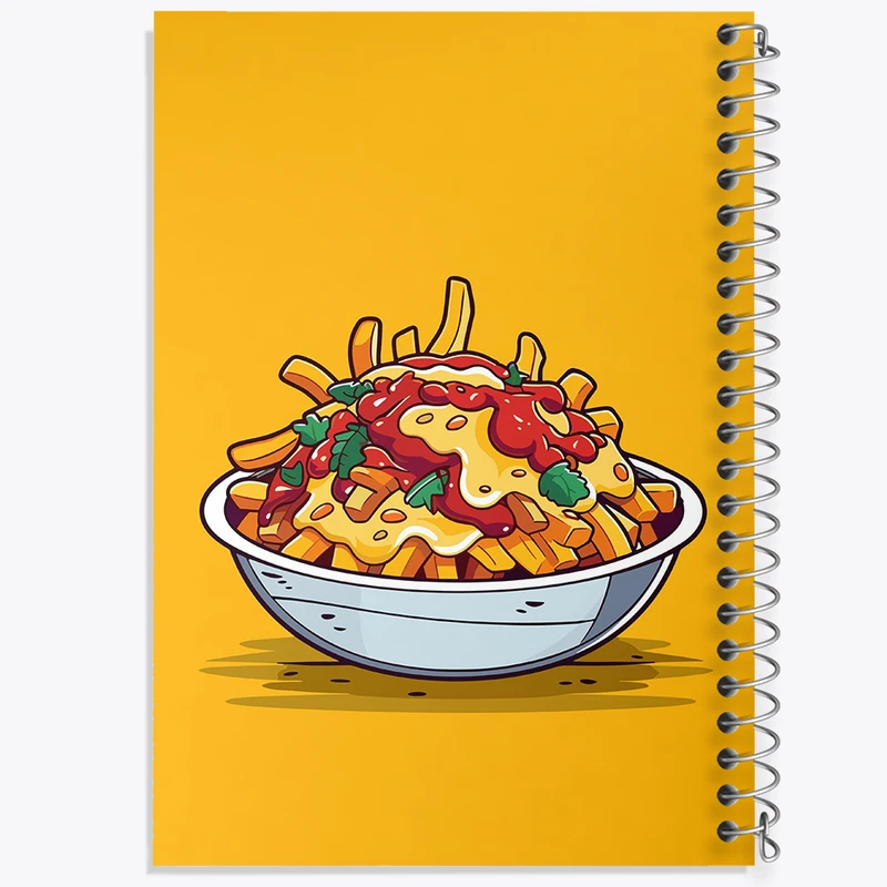 دفتر نقاشی 50 برگ خندالو طرح فست فود (Fast Food) کد 36555