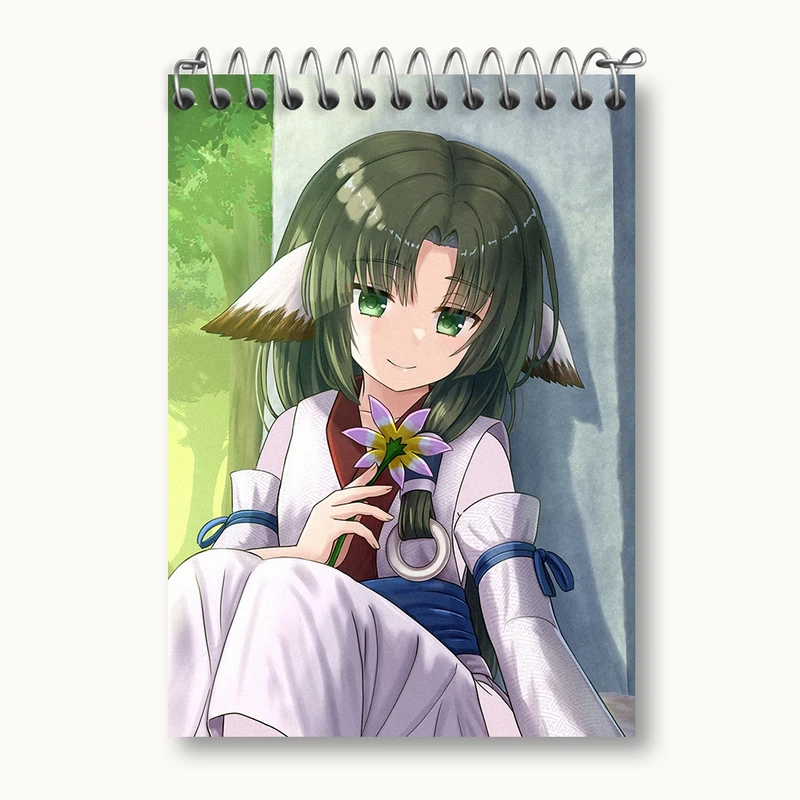 دفتر یادداشت 50 برگ خندالو مدل بازی Utawarerumono کد 35370