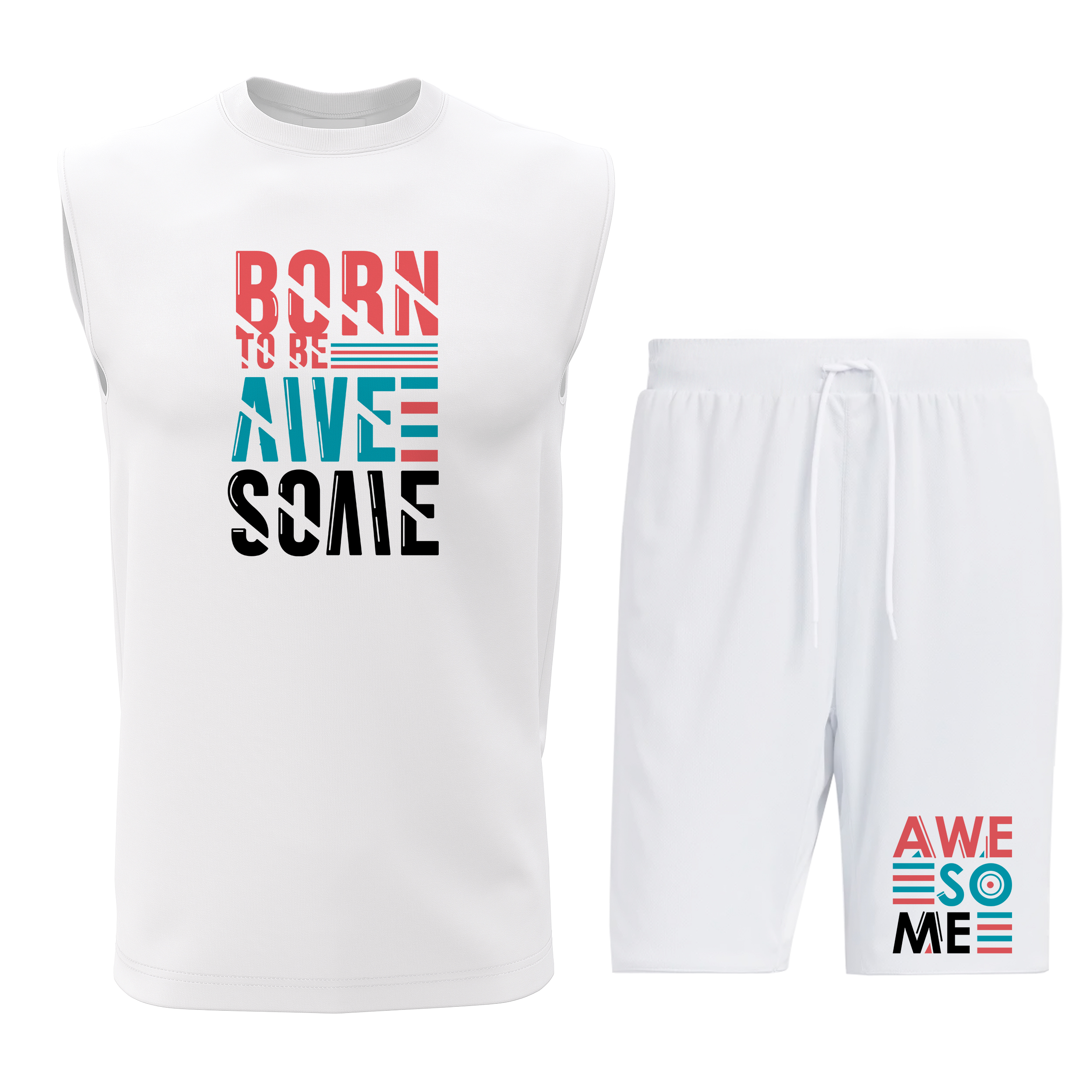 ست تاپ و شلوارک مردانه مدل T109W