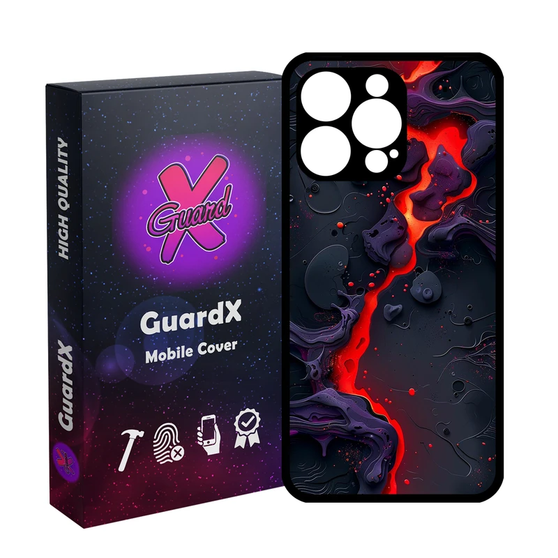 کاور گارد ایکس طرح مذاب مدل Glass10820 مناسب برای گوشی موبایل اپل iPhone 15 Pro Max