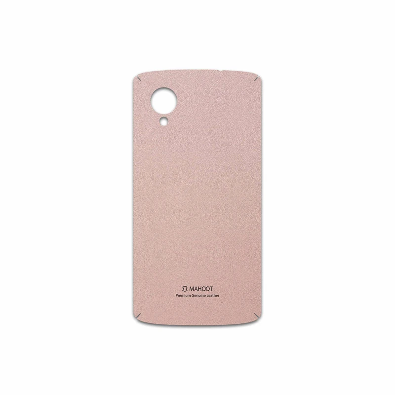 برچسب پوششی ماهوت مدل Rose Gold Leather مناسب برای گوشی موبایل گوگل Nexus 5
