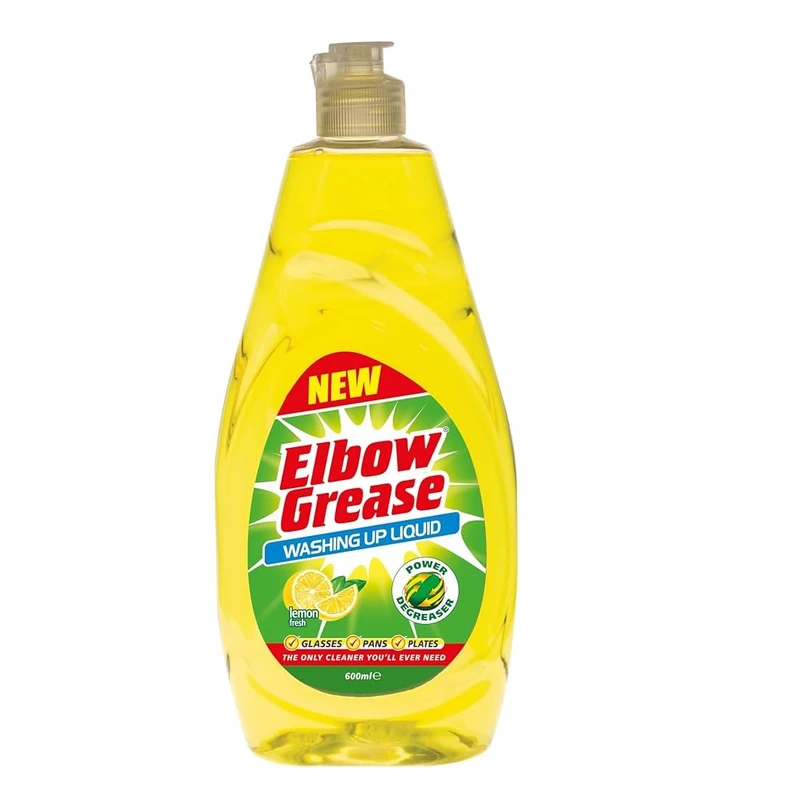 مایع ظرفشویی زرد البو گریس مدل Washing Up Liquid با رایحه لیمو حجم 600 میلی لیتر
