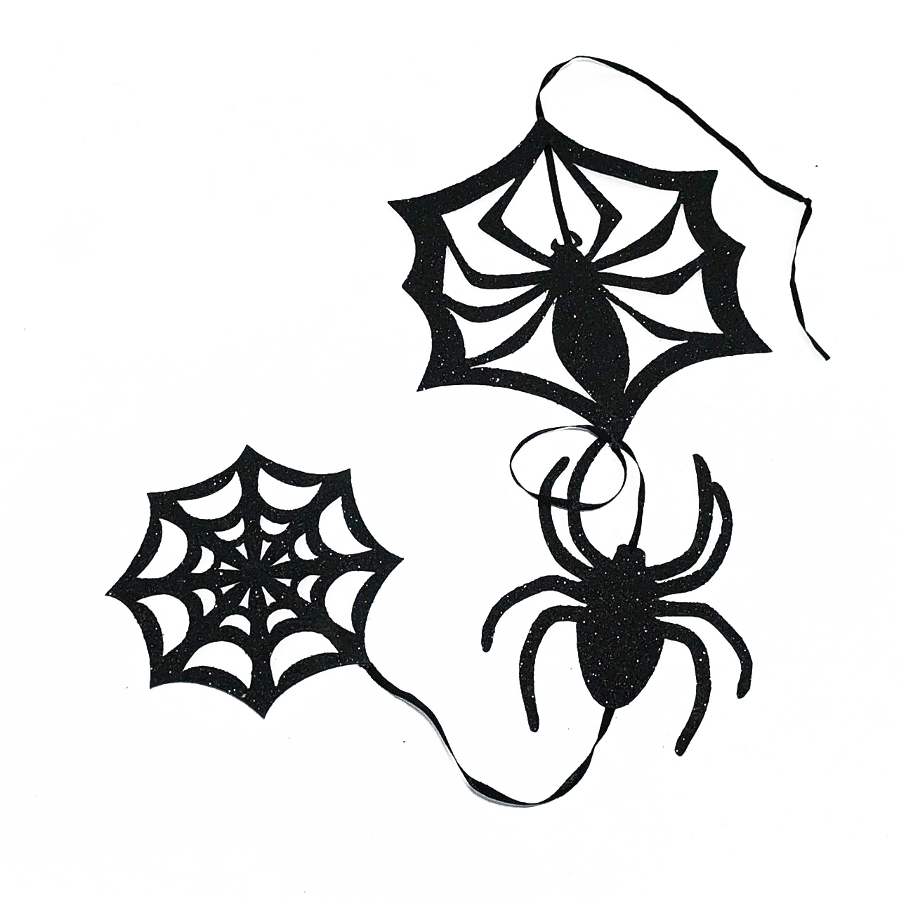 آویز تزیینی مدل هالووین طرح عنکبوت