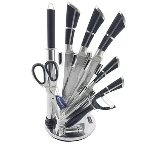 سرویس چاقو آشپزخانه 9 پارچه رمانزو مدل NGL511