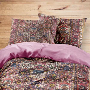 سرویس روتختی مدوپد طرح فرش شهرکرد خشتی بی‌بی‌بافت مدل C-bakhtiary18 یک نفره 4 تکه