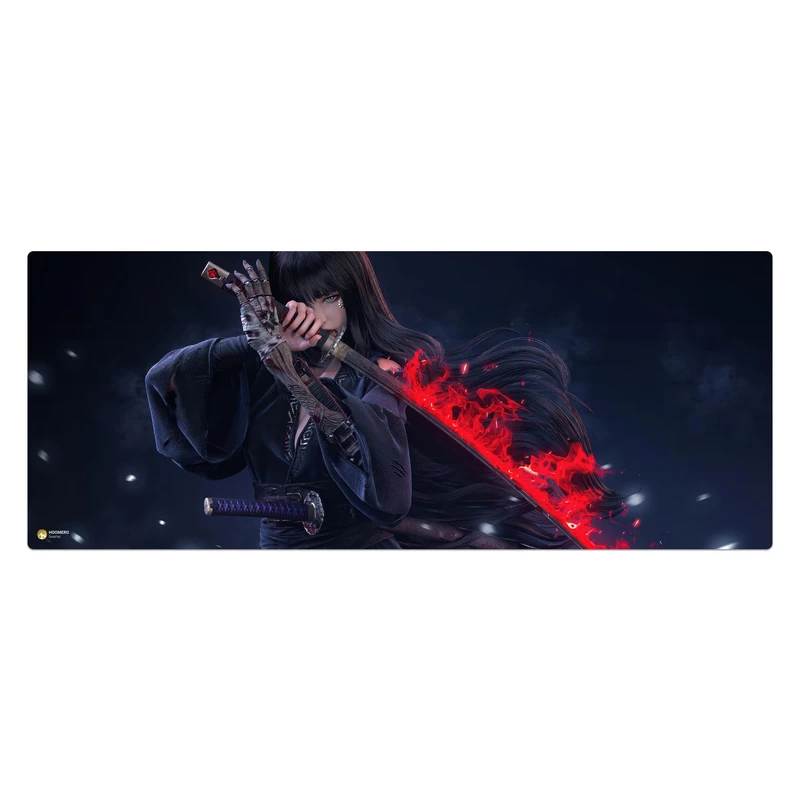 ماوس پد هومرو مدل HX568 طرح Sekiro Shadows Die Twice سایز 40x100 سانتی‌متر