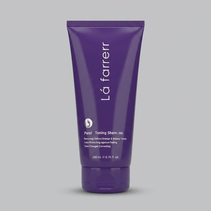 شامپو تثبیت کننده رنگ مو لافارر مدل Anti Brassiness حجم 200 میلی‌لیتر، مناسب موهای رنگ شده و آسیب دیده، نرم‌کننده، مرطوب‌کننده، ضد زردی، ترمیم‌کننده، آبرسان، استفاده روزانه