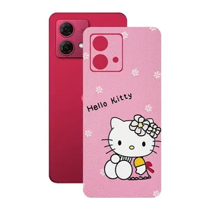Remax cover sticker Leth model hello kitty design suitable for Motorola Moto G84 mobile phone