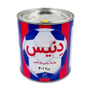 پوشرنگ روغنی براق آلکیدی زرد دنیس مدل Y301 وزن 980 گرم