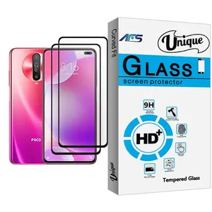 AFS Unique Glass MIX002 Screen Protector For Xiaomi Poco X2 Pack Of 2