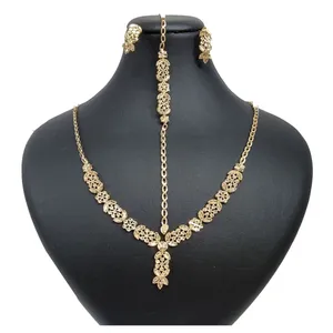 نیم ست طلا 18 عیار زنانه گالری یارطلا مدل تراش کد SR115-G
