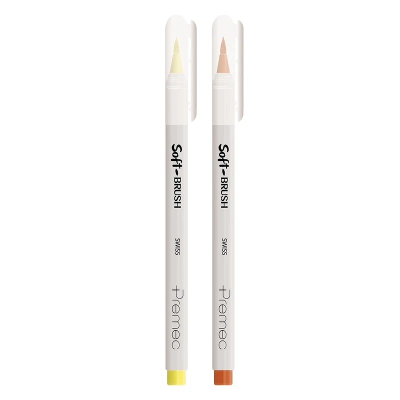 ماژیک چند منظوره پریمک مدل کالیگرافی براشینگ بسته 2 عددی