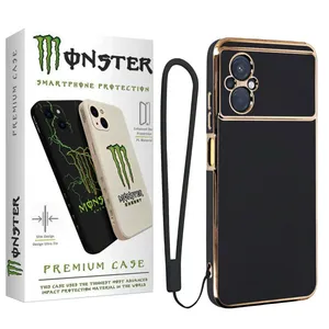  Monster Electroplate Strap Cover For Xiaomi Poco M5 4G- M4 5G