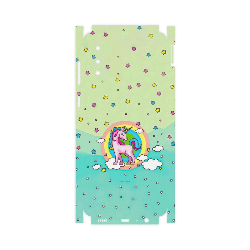 برچسب پوششی ماهوت مدل Rainbow unicorn adventure-FullSkin مناسب برای گوشی موبایل سامسونگ Galaxy M02