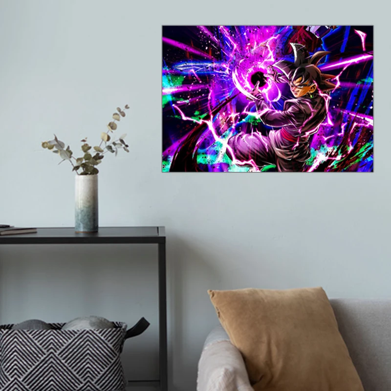 پوستر گوفی مدل والپیپر گوکو انیمه دراگون بال زی طرح Goku Dragon Ball Z Anime Wallpaper کد BLST33