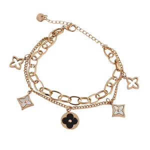 دستبند زنانه مدل گل کد AAD-126