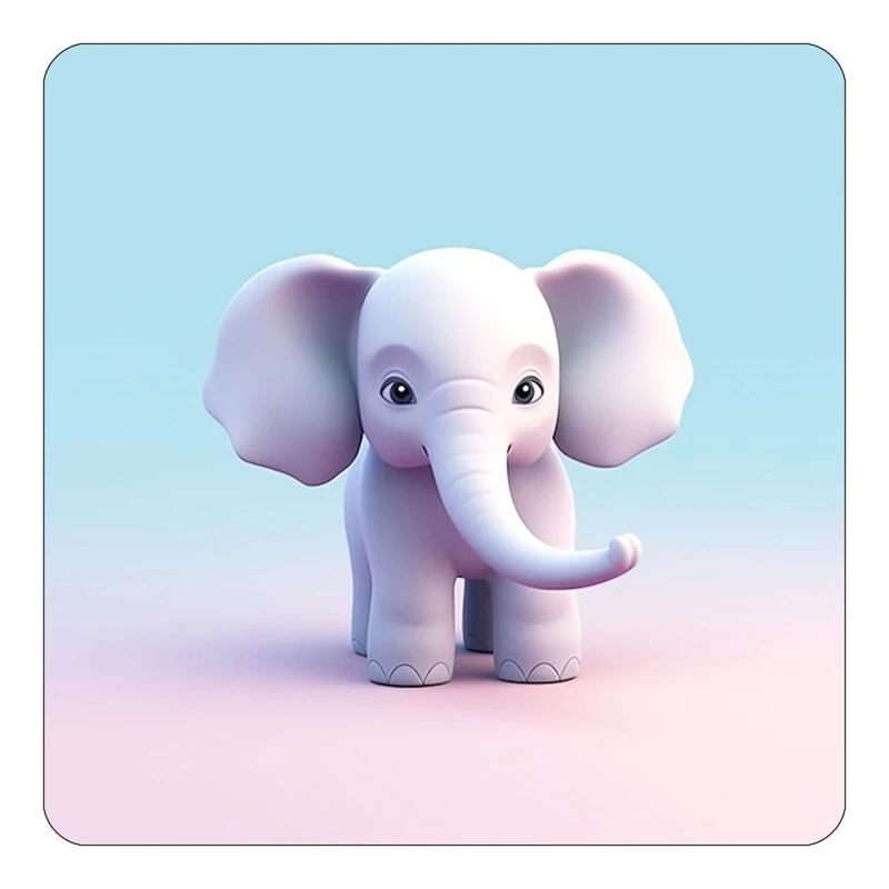 مگنت کاکتی طرح حیوانات کارتونی مدل mp27955