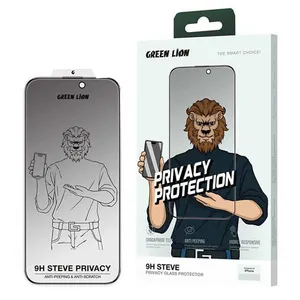 محافظ صفحه نمایش حریم شخصی گرین لاین مدل 9H Steve Privacy مناسب برای گوشی موبایل اپل iPhone 16e/ 13 Pro/ 13