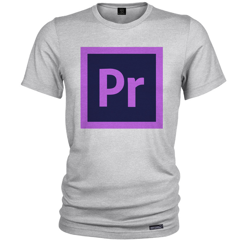 تی شرت آستین کوتاه مردانه 27 مدل Adobe Premiere کد MH1069