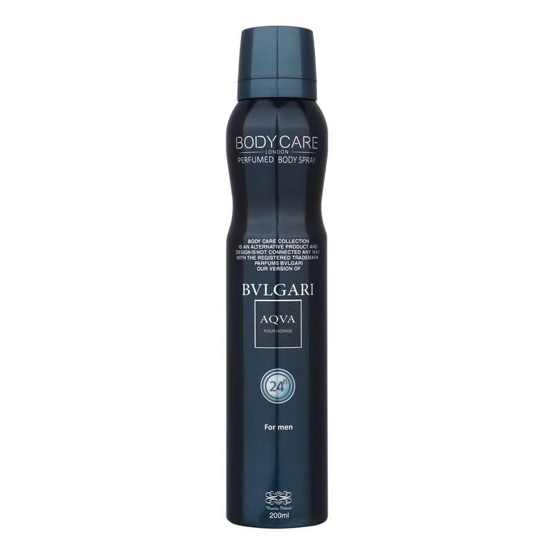 اسپری بدن زنانه بادی کر مدل Bvlgari Aqua حجم 200 میلی لیتر اسپری بدن زنانه بادی کر مدل Bvlgari Aqua حجم 200 میلی لیتر