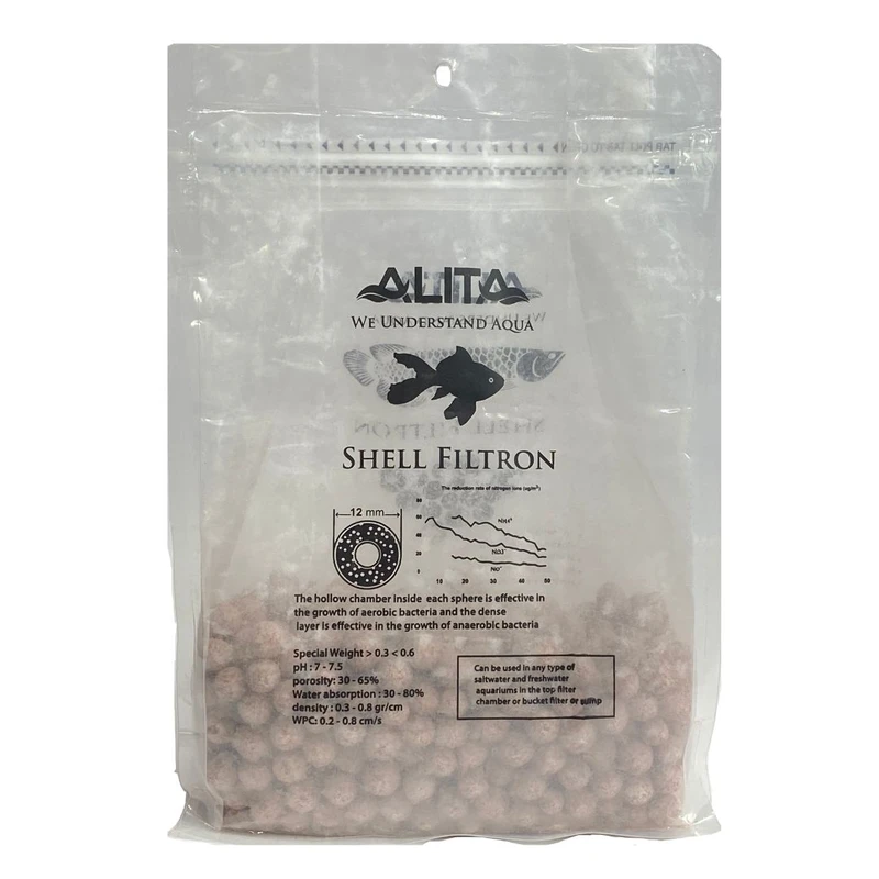 عکس شماره 7 : سرامیک آکواریوم آلیتا مدل media ball alita حجم 1.2 لیتر