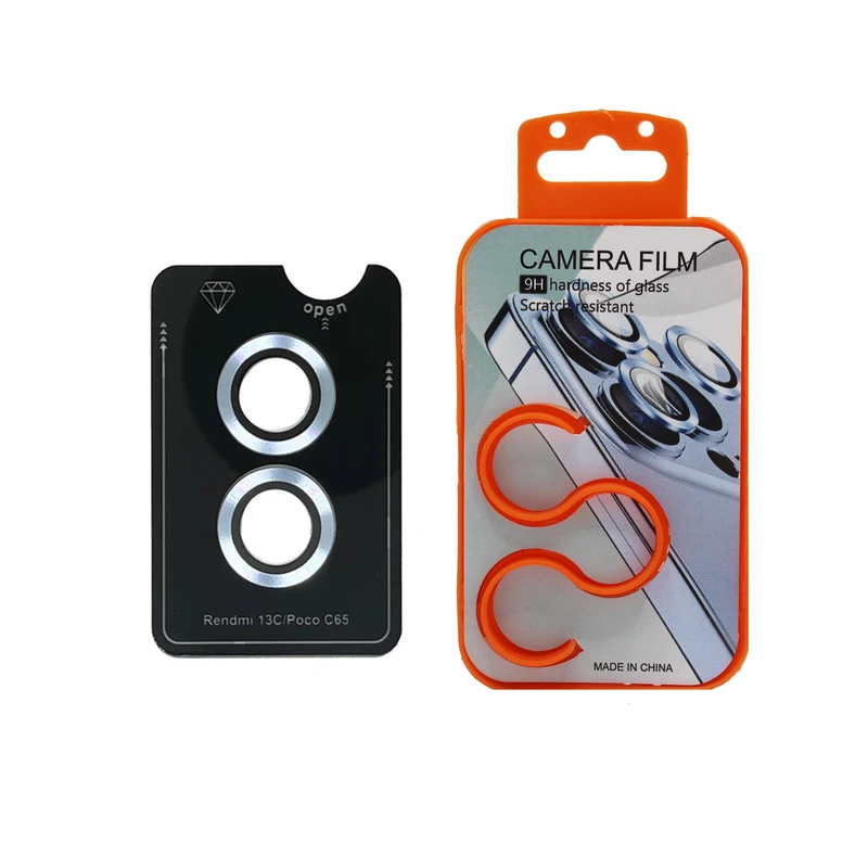محافظ لنز دوربین شابلون دار مدل Camera film مناسب برای گوشی موبایل شیائومی Redmi 13c / Poco C 65