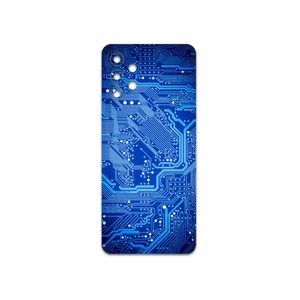 MAHOOT Blue Printed Circuit Board Cover Sticker for Samsung Galaxy A32 4G
