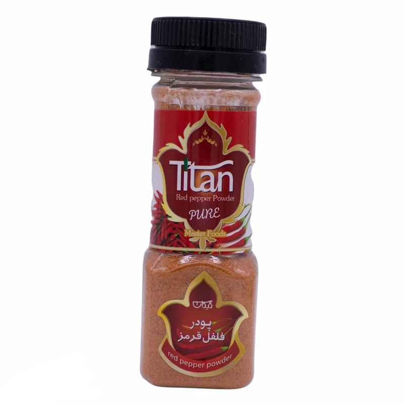 پودر فلفل قرمز تیتان - 80 گرم