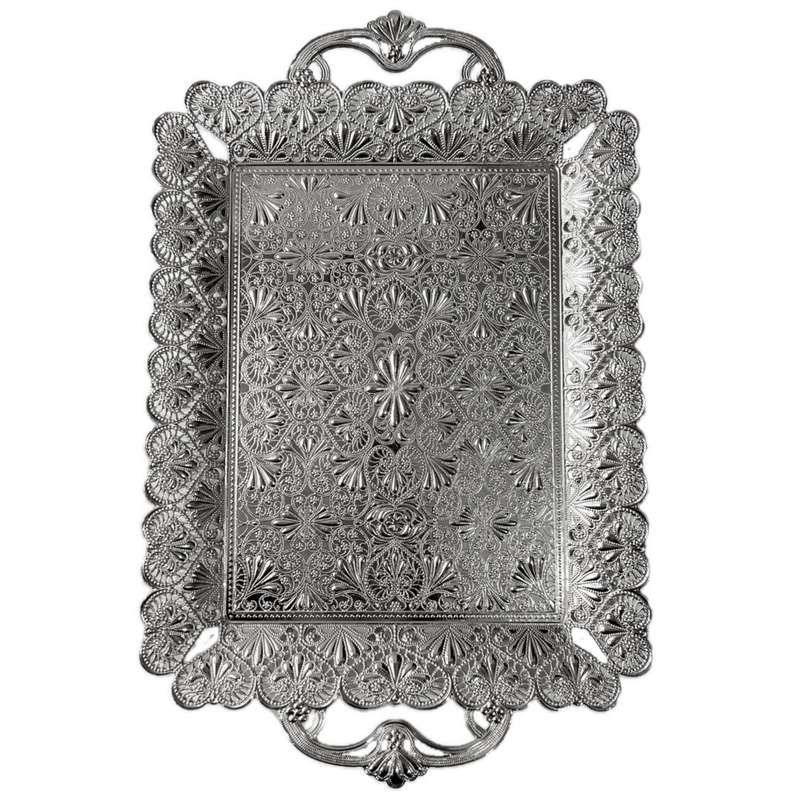 سینی مدل قلب گل دار زارا