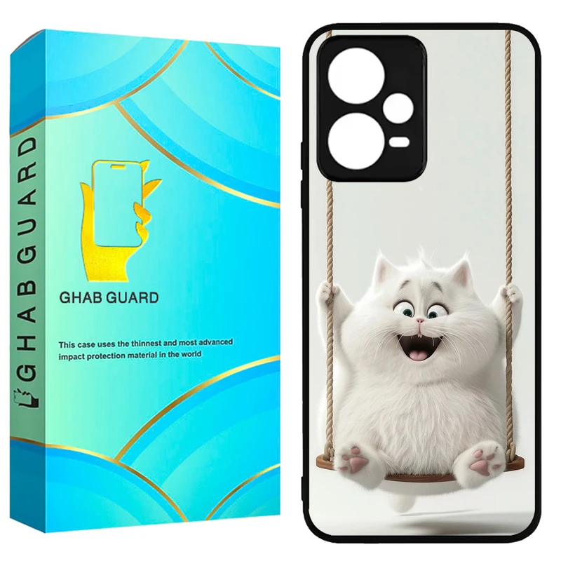 کاور قاب گارد طرح گربه مدل X5GCH مناسب برای گوشی موبایل شیائومی Poco X5 Pro 5G