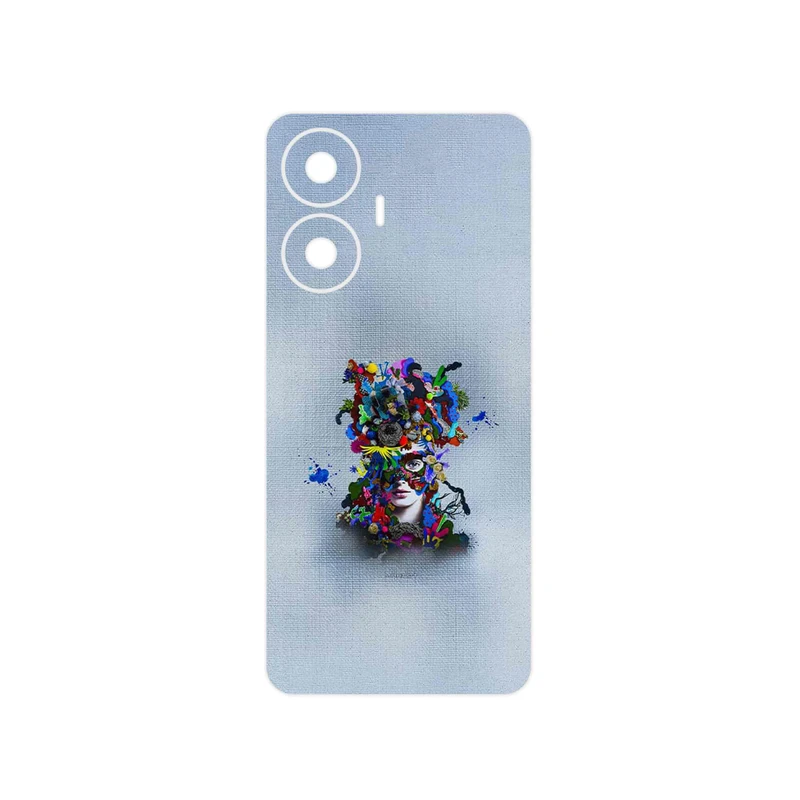 برچسب پوششی ماهوت مدل Collage of surreal Portrait of Women 4 مناسب برای گوشی موبایل ریلمی C55