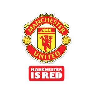 استیکر لپ تاپ مدل منچستر یونایتد manchester united کد STL1005 مجموعه 2 عددی