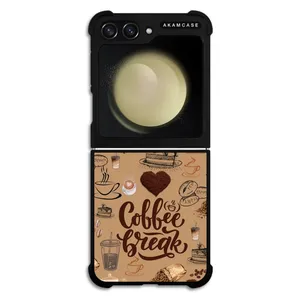 AKAM AMC-WSGZFLIP5-COFFEE-18 Cover For Samsung Galaxy Z Flip 5