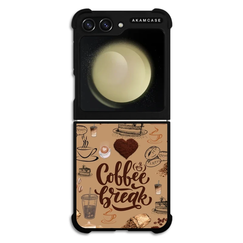 کاور آکام مدل AMC-WSGZFLIP5-COFFEE-18 مناسب برای گوشی موبایل سامسونگ Galaxy Z Flip 5