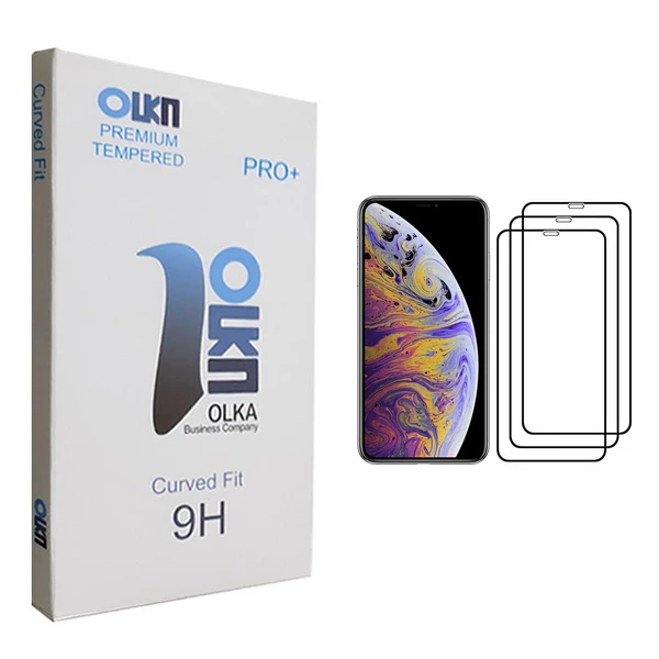 محافظ صفحه نمایش الکا مدل +PRO مناسب برای گوشی موبایل اپل iPhone XS Max بسته سه عددی