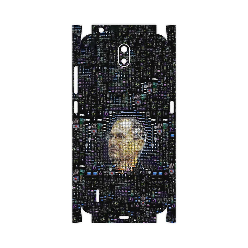 برچسب پوششی ماهوت مدل 2 Collage of Steve Jobs-FullSkin مناسب برای گوشی موبایل نوکیا C1