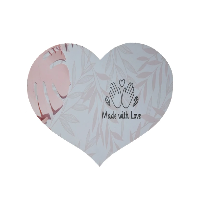 پادری مدل قلب طرح برگ کد 6160 سایز 90 × 90 سانتی متر