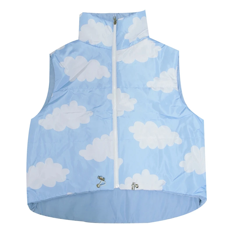 پافر زنانه مدل دورو با طرح آسمان کد ana-10280