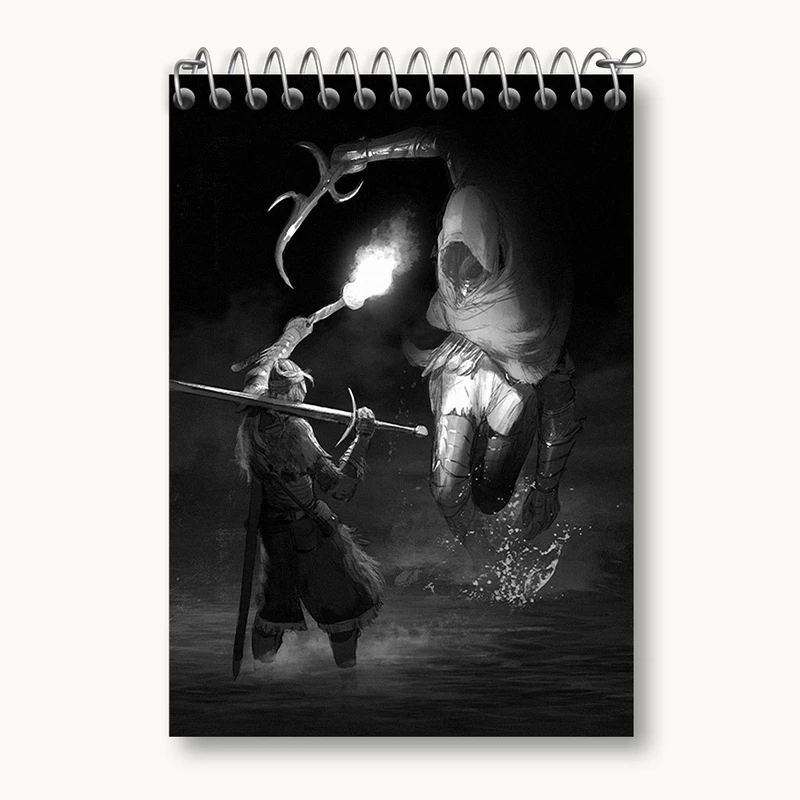 دفتر یادداشت 50 برگ خندالو مدل بازی الدن رینگ (Elden Ring) کد 31259