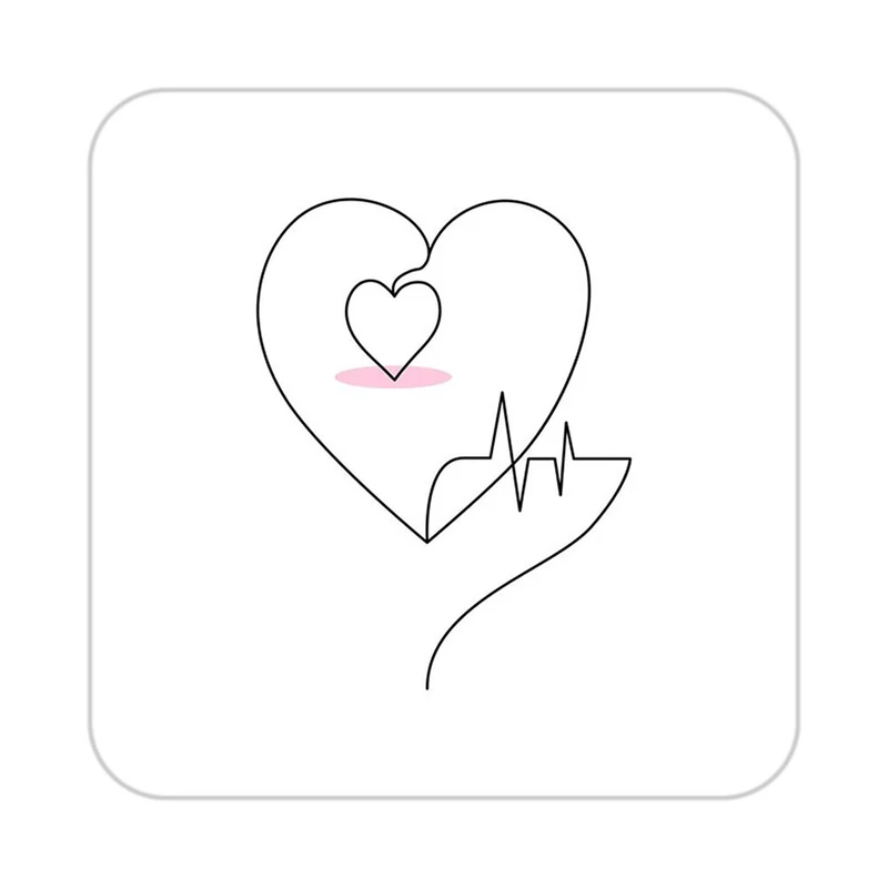 زیر لیوانی کاکتی طرح عاشقانه مدل mp36913