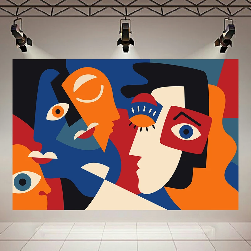  تابلو بوم طرح کوبیسم مدل پیکاسو کد AR31063